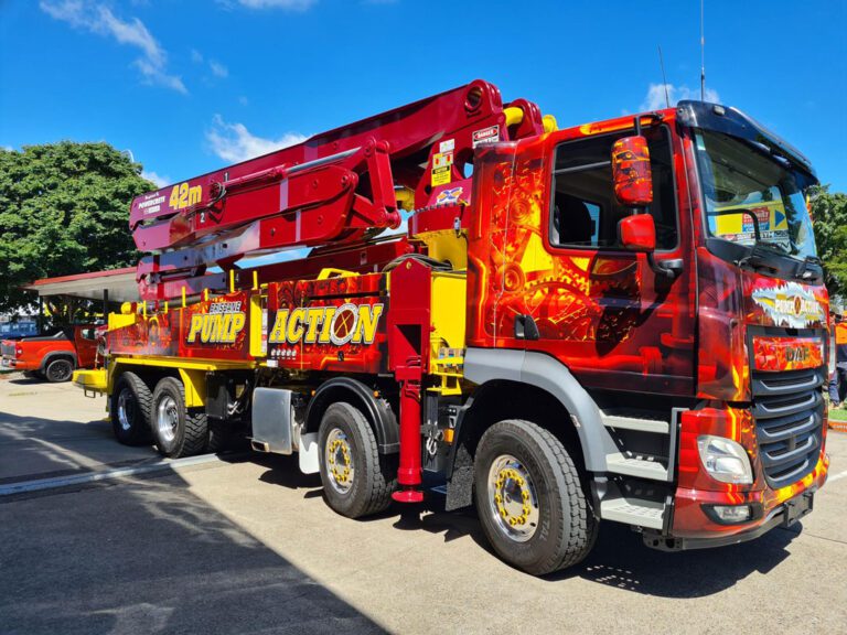 Brisbane Pump Action Truck Vehicle Wrap